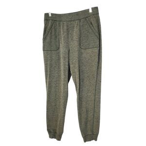 Isaac Mizrahi Live Olive Green Knit Joggers Size Medium Casual Green Joggers